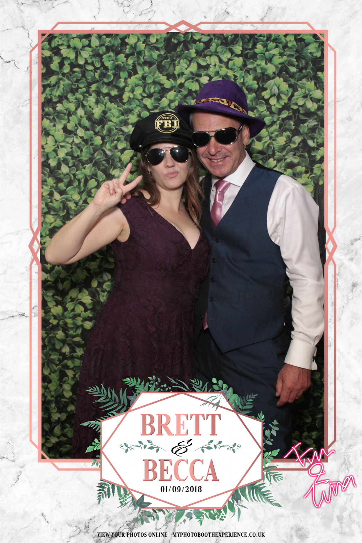 Brett & Becca's Wedding | View more photos from the event at gallery.myphotoboothexperience.co.uk/u/MyPhotoBoothExperienceLtd/Brett-Beccas-Wedding